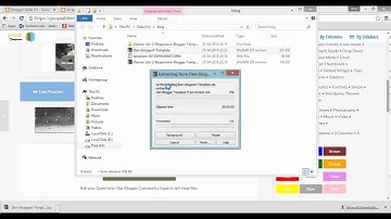 How To Add Custom Template to Blogger
