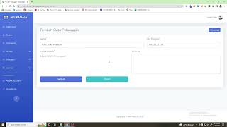 6. Cara menyimpan data pelanggan