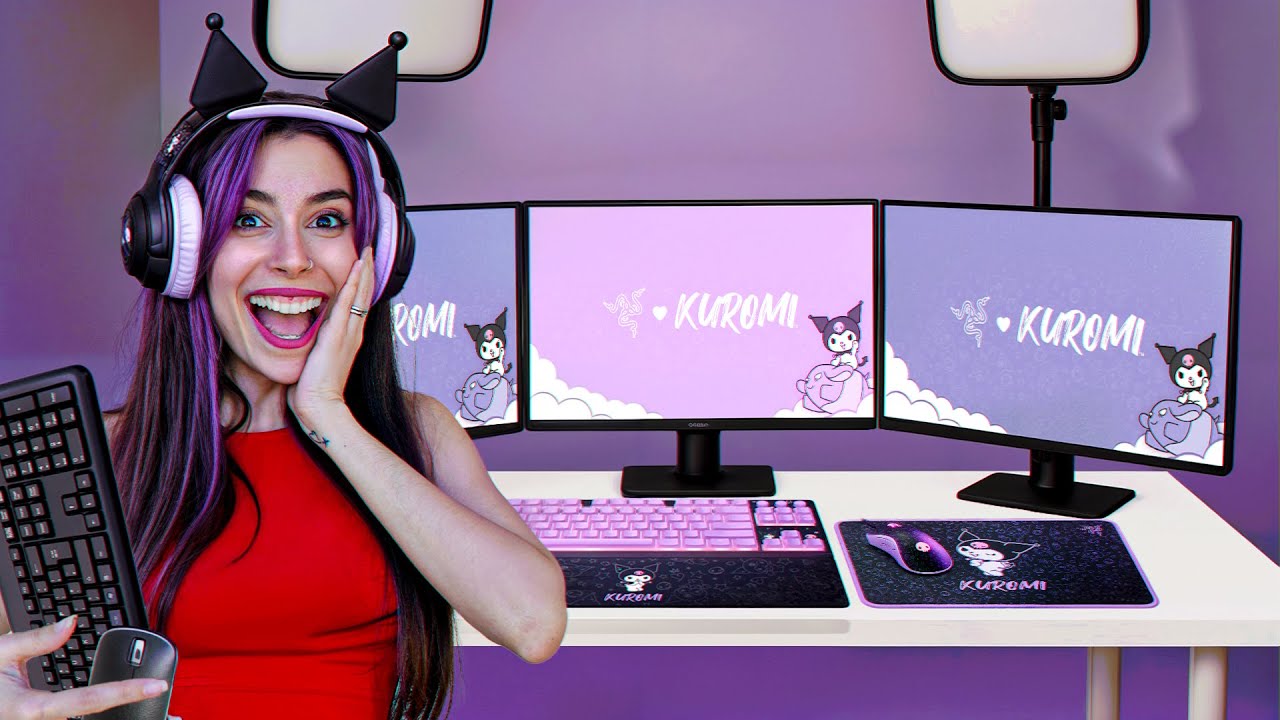 TRANSFORMÉ MI HABITACIÓN DE GRABACIÓN CON COSAS DE KUROMI !!