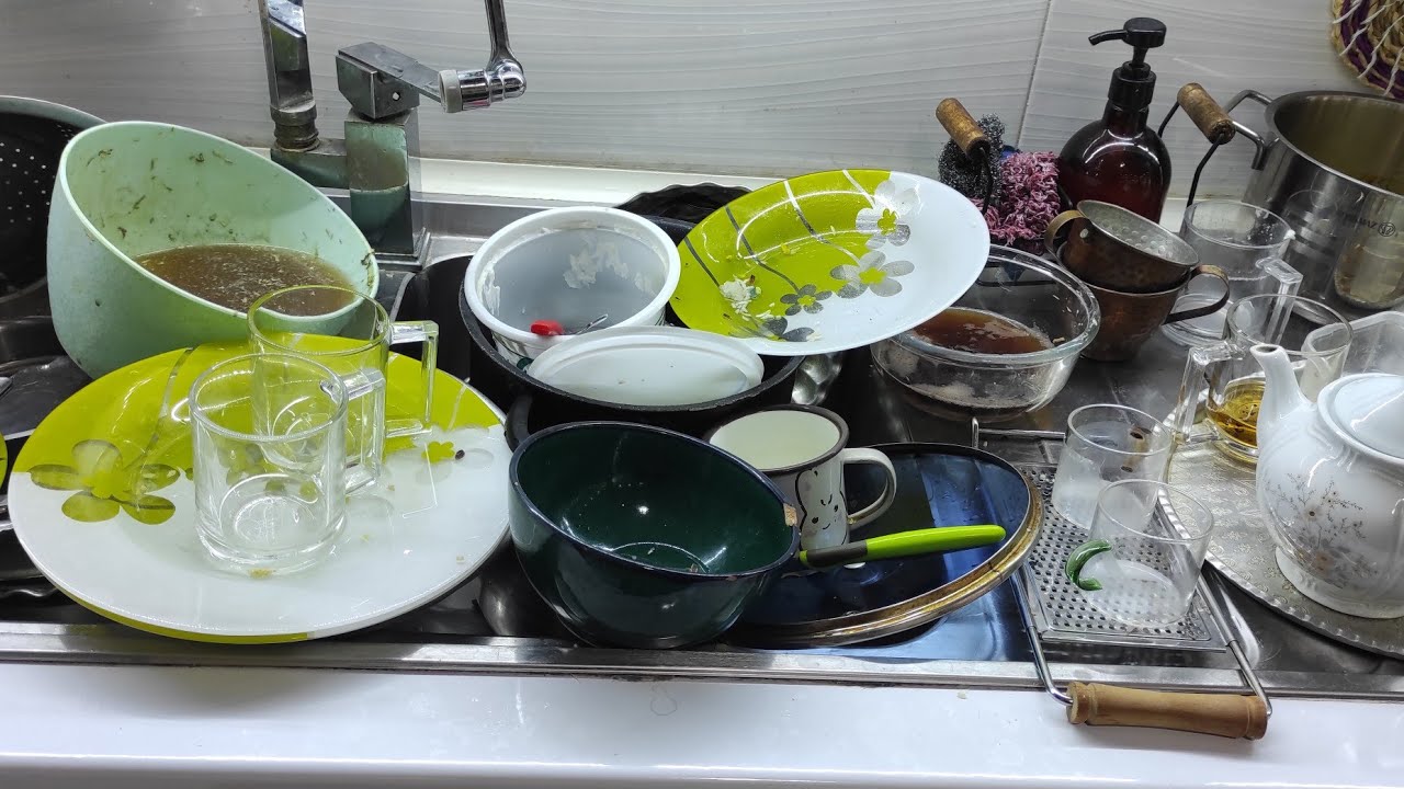 Nighttime Dishwashing ASMR — Slow, Soapy, and Peaceful (ASMR)