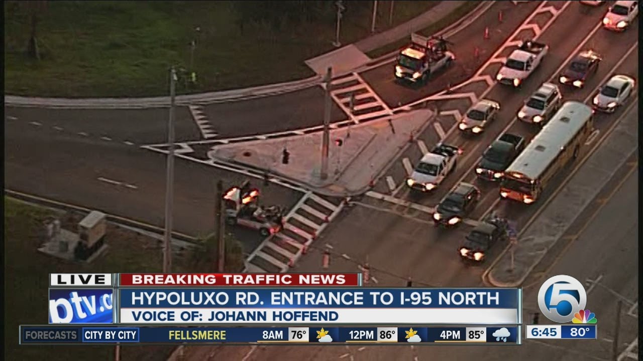 Fatal crash on I-95 at Hypoluxo Rd. - YouTube