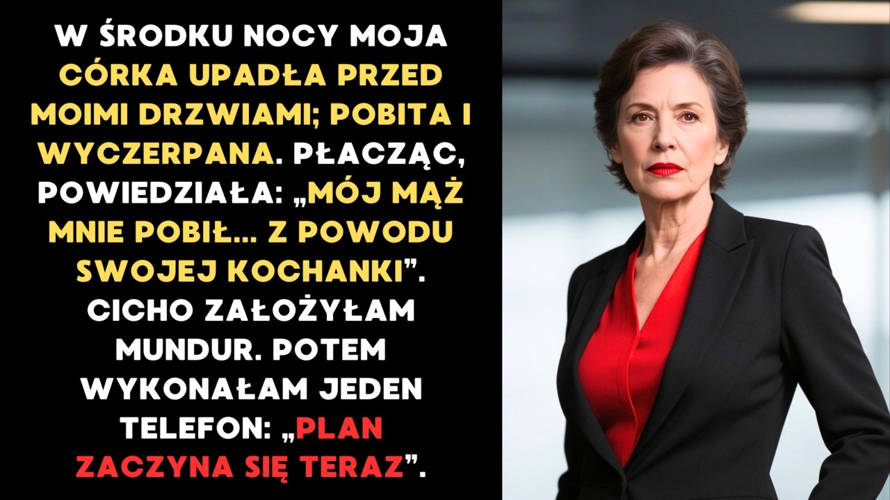 MOJA CÓRKA UPADŁA PRZED MOIMI DRZWIAMI I KRZYCZAŁA: „MĄŻ MNIE BIŁ!”. PODJĘŁAM JEDNO DZIAŁANIE.