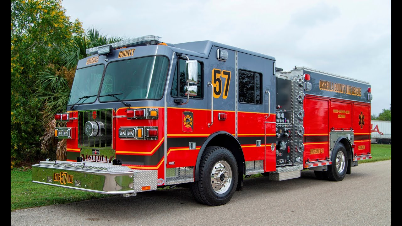 SFEV - Osceola County Fire Rescue's new Sutphen custom pumper - ENGINE ...