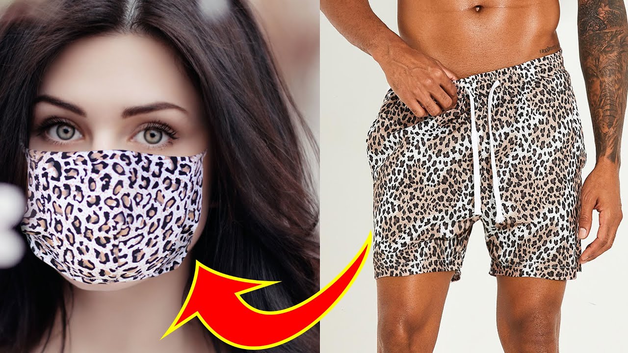 HOW TO MAKE A MASK WITH UNDERWEAR YouTube