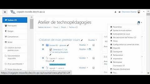 Comment créer un lien méta cours dans Moodle ?