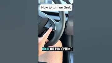 How to turn on Grok • #tesla #grok #AI