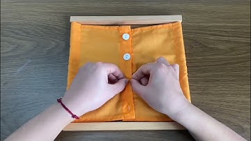 KNS: HƯỚNG DẪN TRẺ CÁCH CÀI VÀ CỞI KHUY ÁO - MẪU GIÁO NHỠ