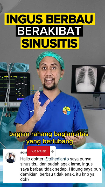 SMELLY SNOOT, BEWARE OF SINUSITIS