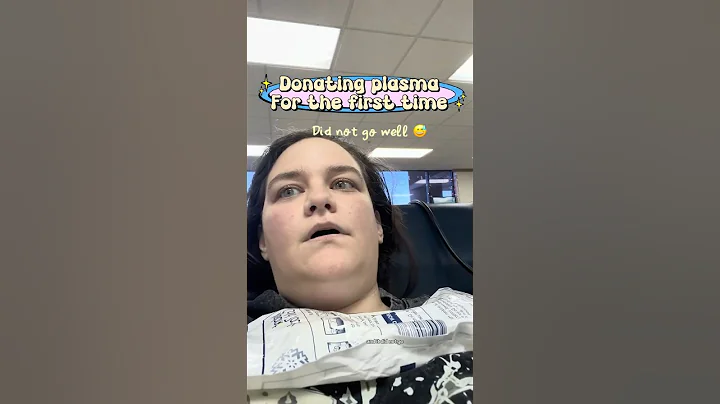 Donating plasma for the first time, did not go well 😅 #donatingplasma #plasma #vlog #sidehustle
