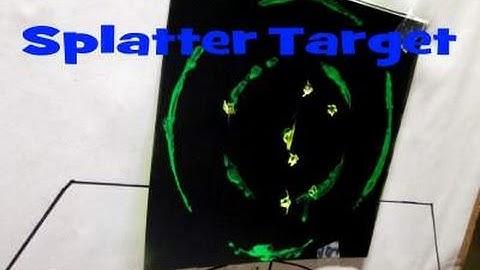 DIY Splatter target
