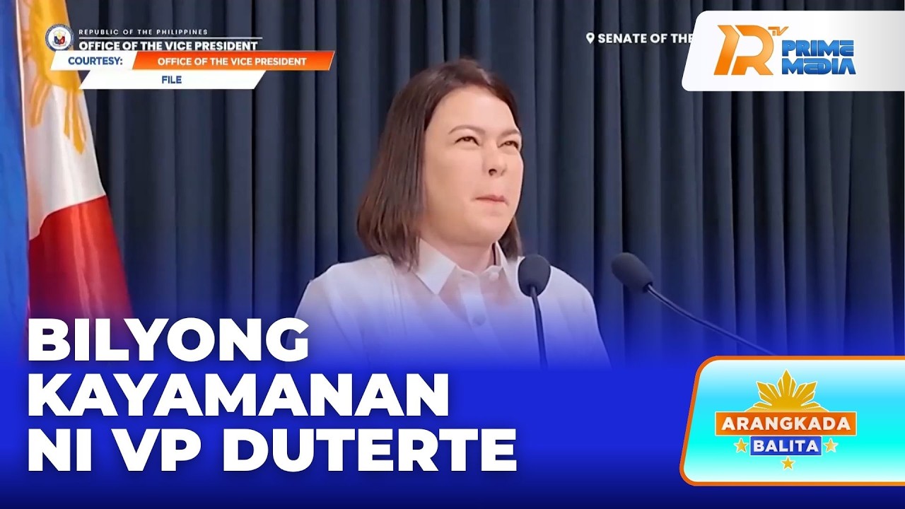 58% ng mga Pilipino, Naniniwalang Bilyun-bilyon ang Kayamanan ni VP Sara  Duterte | Arangkada Balita