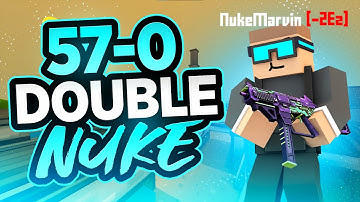 [-2Ez] Double Nuke [57 - 0] [By NukeMarvin] [Krunker.io]