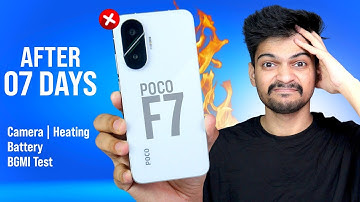Poco F7 Full Review | After 07 Days | Heating | Camera , BGMI Test, Battery | poco f7 full review 🔥