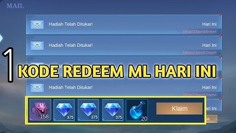 KODE REDEEM ML HARI INI