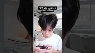 When You Took Your Mom Phone 😂 #shorts #relatable #pov #funny #memes #jokes #foryou #fyp