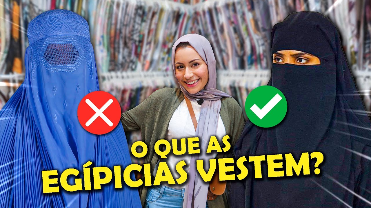 O QUE AS EGIPCIAS VESTEM? Lojas de Lingeries, Roupas Islâmicas e + | Brasileira no Egito