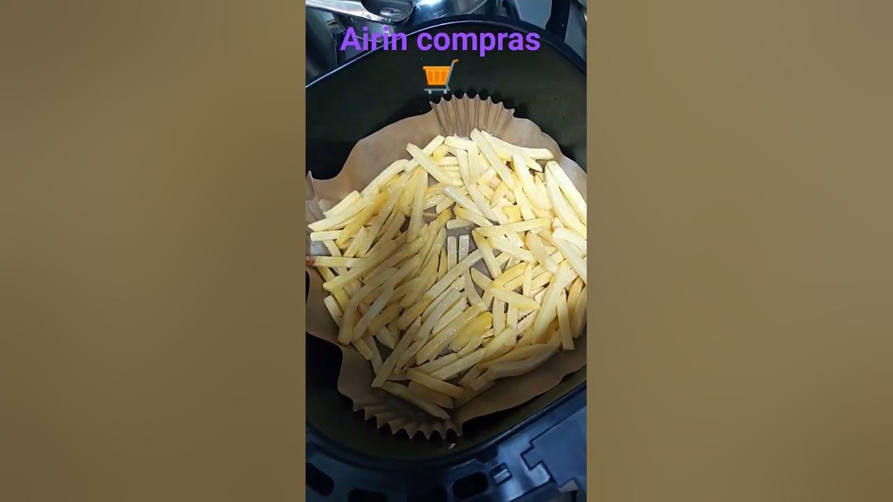 Patatas fritas corte fino en Airfryer #compras #mercadona #patatasfritas  #fries #airfryer #gourmia 