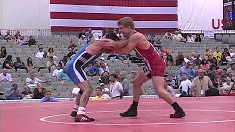 2007 World Team Trials 60 kg Eric Albright v/s Dan...
