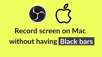 How to record screen with no black bars on Mac using OBS studio