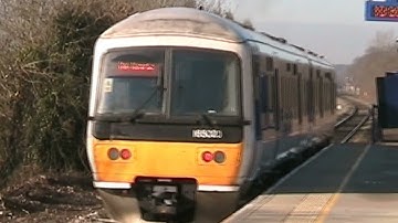(2009) Chiltern Railways Class 165s and 168s at Denham on stopping and non stop services