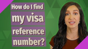 How do I find my visa reference number?