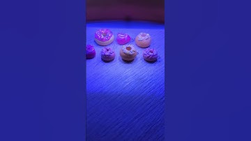 easy clay donut keychain 🍩 #shorts