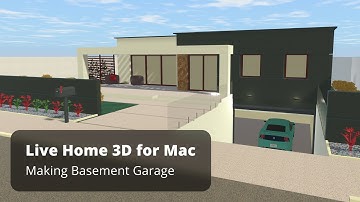 Making Basement Garage - Live Home 3D for Mac Tutorials