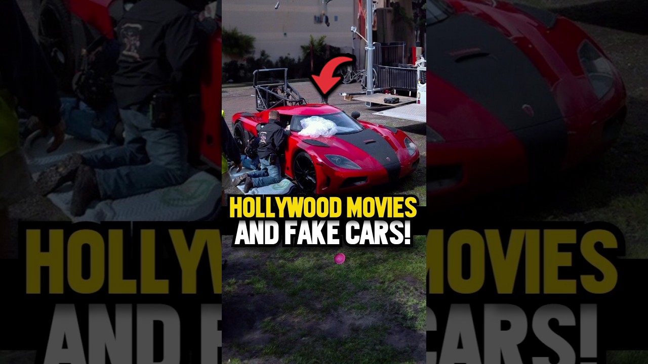 Hollywood movies and fake cars! 🚗🎥✨