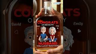 Custom Whiskey Bottle - Gifts For Him And Her - Cheers To My Favorite Headache - Rgwb-Mq0534 V2.1