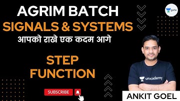 Signals and System | Step Function | GATE & ESE | Ankit Goel