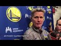 Steve Kerr: One of my worst performances as a coach (after lost with Pistons)