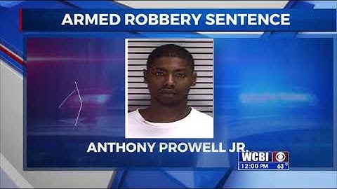 Armed Robbery Sentence 11-20-19