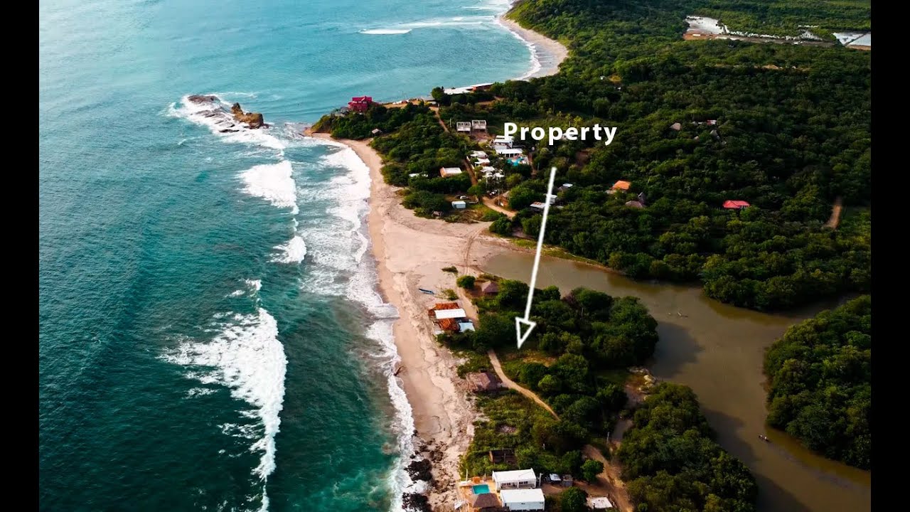 Beachfront Lot For sale in playa Popoyo Nicaragua Popoyo Beachfront