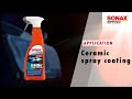 Application sonax xtreme brillance cramique