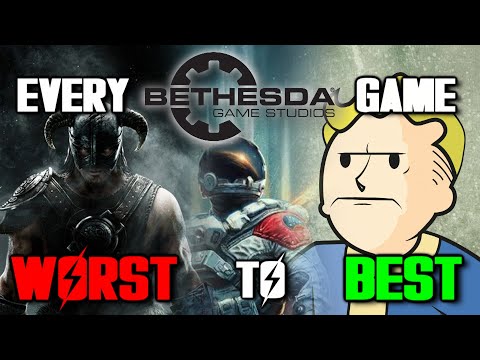 EVERY Bethesda Game Ranked from Worst to Best