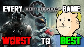 EVERY Bethesda Game Ranked from Worst to Best