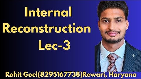 Internal Reconstruction Part 3 | Practical Problems & Final Summary | B.Com, M.Com, BBA