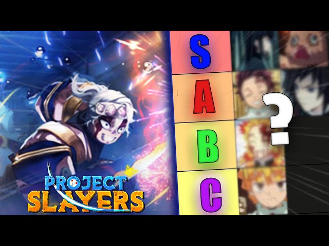 The ULTIMATE Project Slayers CLAN Tier List For UPDATE 1.5 