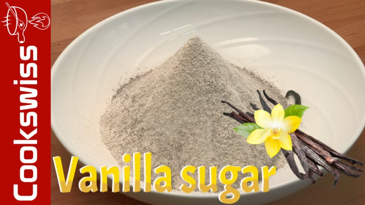Vanilla Sugar - How to make Vanilla Sugar out of used vanilla bean (vanilla powder)