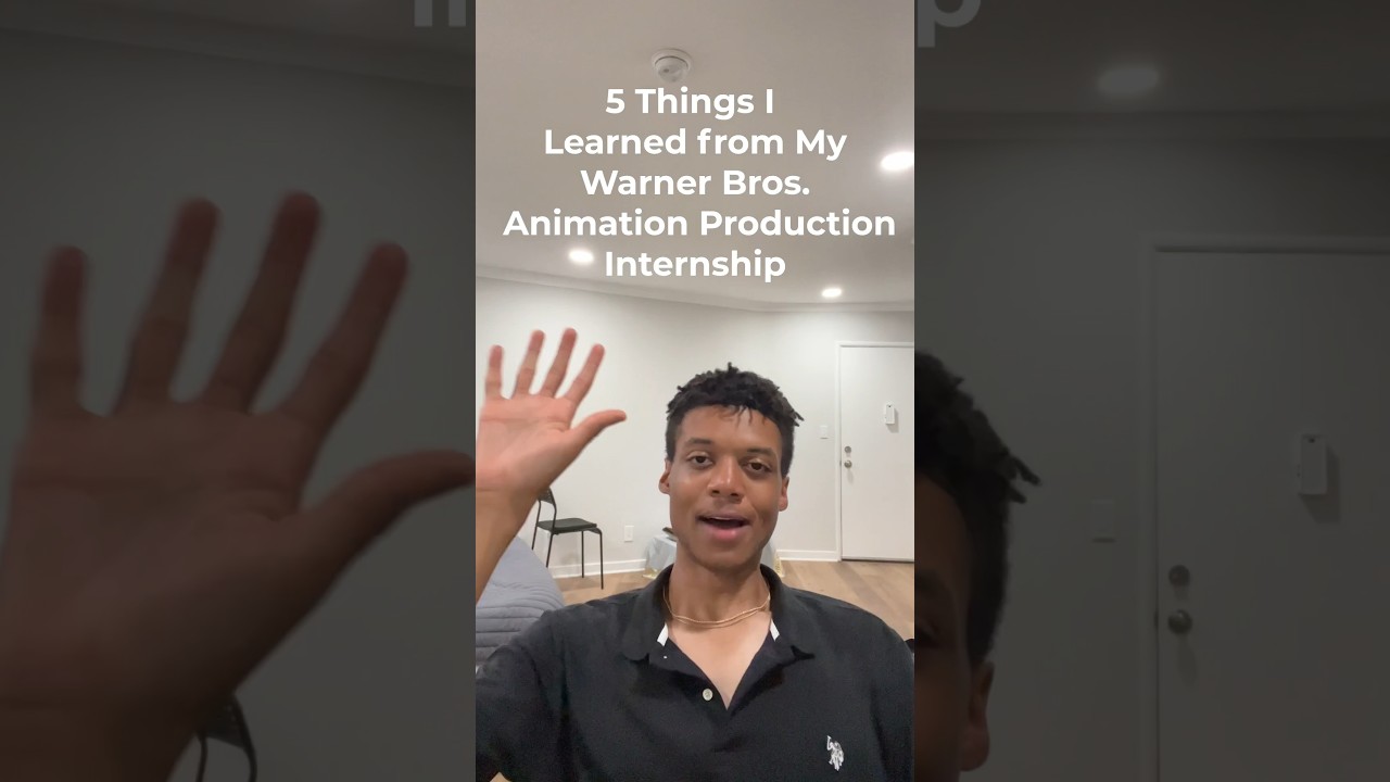 5 Things I Learned from My Warner Bros. Animation Production Internship 