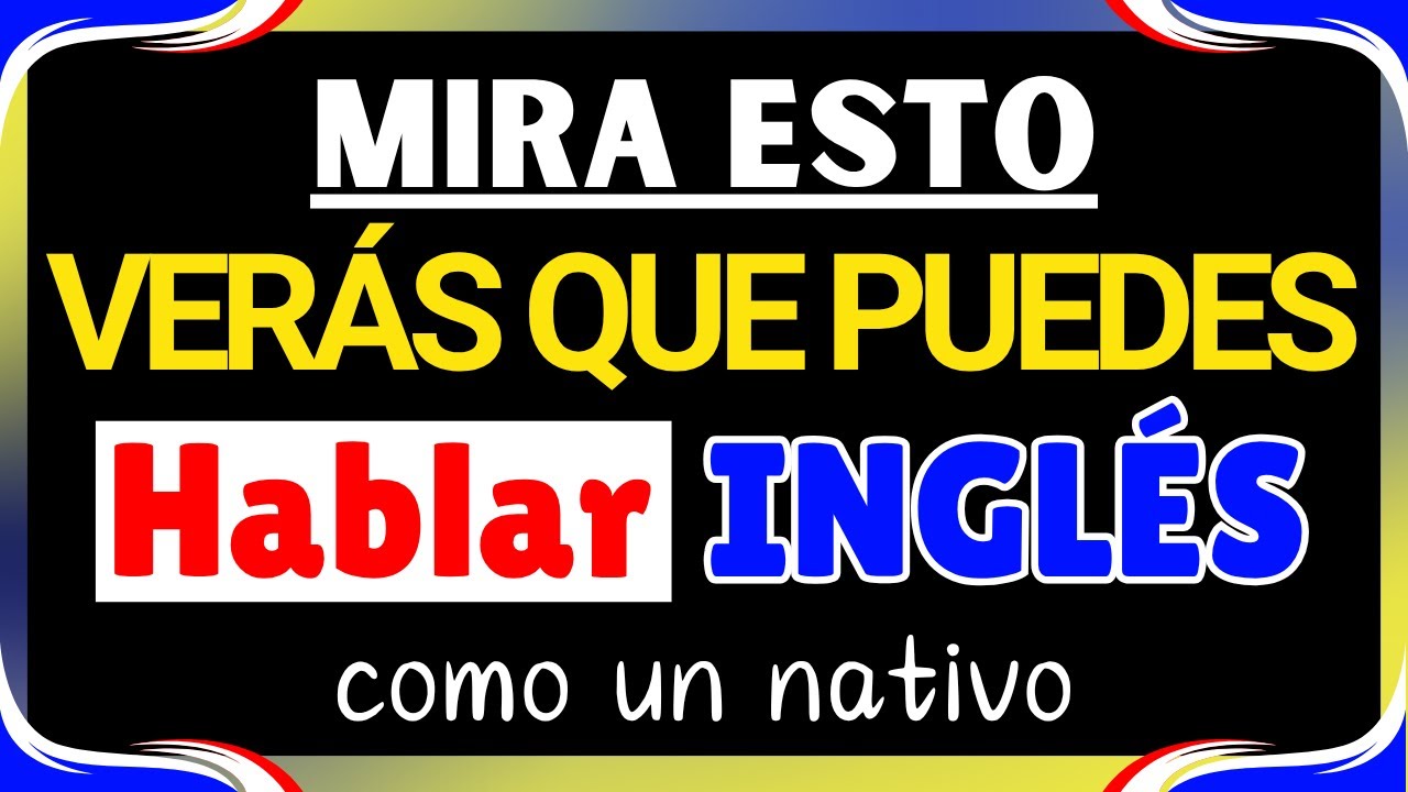 Frases en Inglés que Usan los Nativos | Aprende Fácil y Rápido 💥