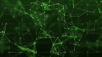 4k abstract loop technology geometrical background with lines and dots