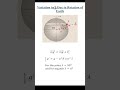 🌍 Variation of g Due to Rotation of Earth | Quick Physics