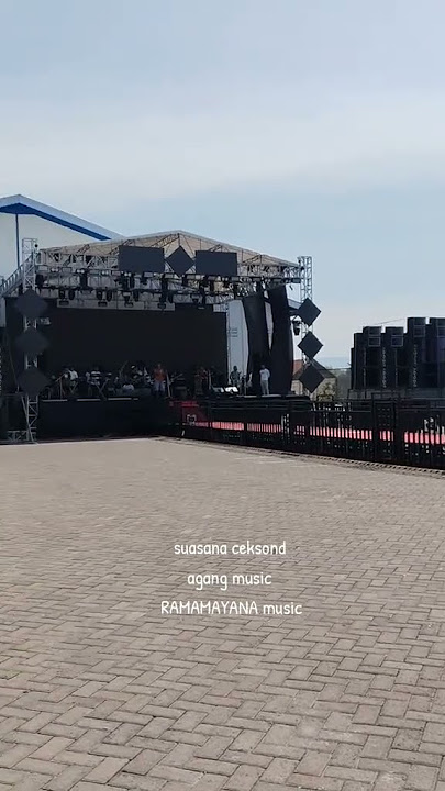 Ageng music checks sound with Ramayana sound system #soundsystem #ceksound #soundhoreg