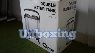 OXONE OX-128  DOUBLE WATER TANK. Unboxing