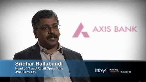 Sridhar Rallabandi Head of IT and Retail Operations Axis Bank Ltd