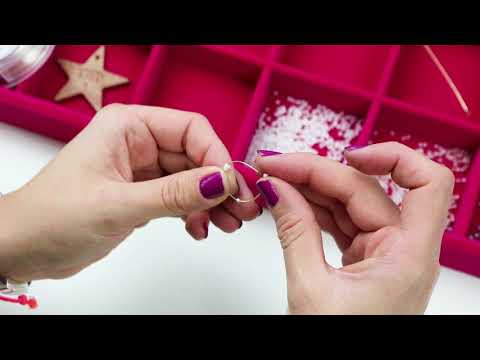 Handmade jewellery: Earrings made with eyepins ♡ DIY