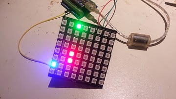 wd2812b 8x8 led matrix Fastled arduino