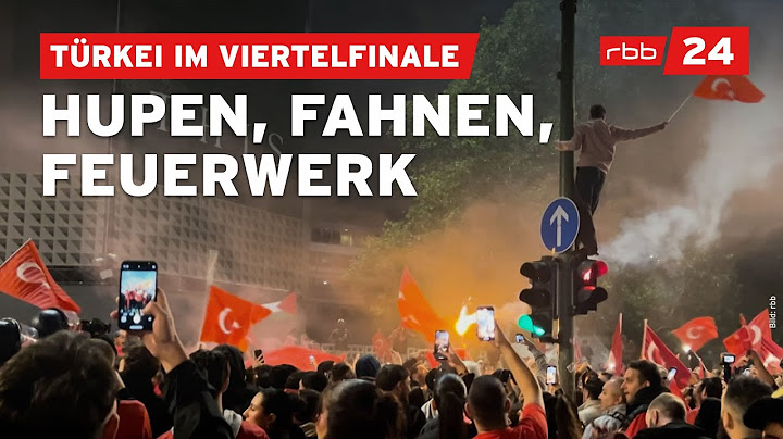 Jubel und Autokorso in Berlin: Türkei steht im Viertelfinale