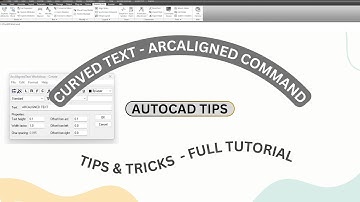AutoCAD Curved Text Tutorial: Master the ARCALIGNED Command